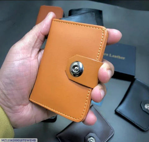 Magnetic Button Wallet