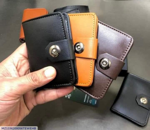 Magnetic Button Wallet